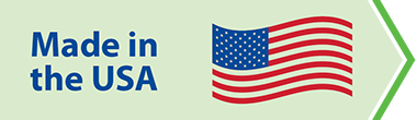 Made in USA icon with American flag