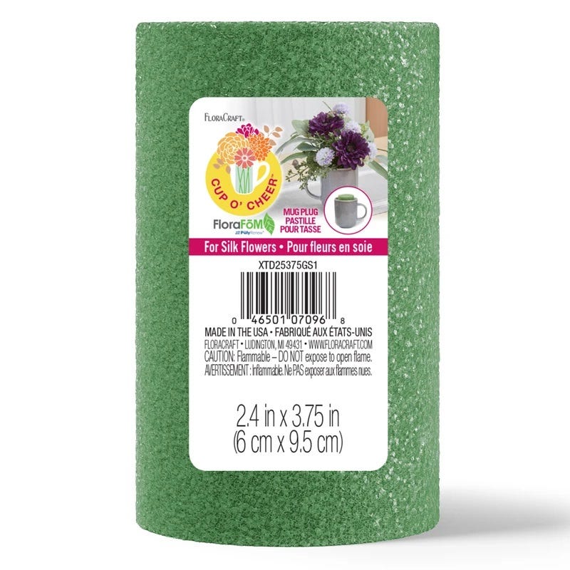 Cup o' Cheer FloraFōM Mug Plug - Green (CPG) product