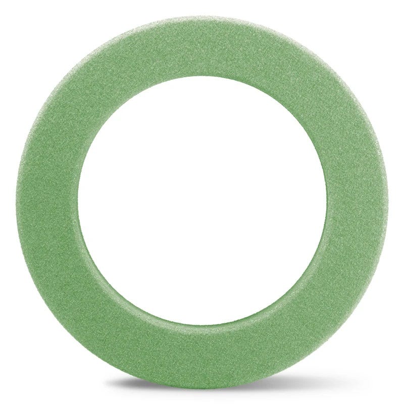 FloraFōM Beveled Wreath - Green (Bulk) product