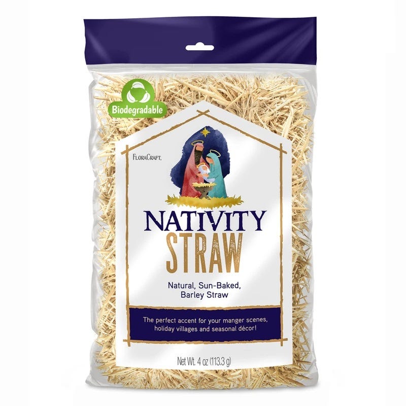 Decorative Nativity Straw (CPG) product image