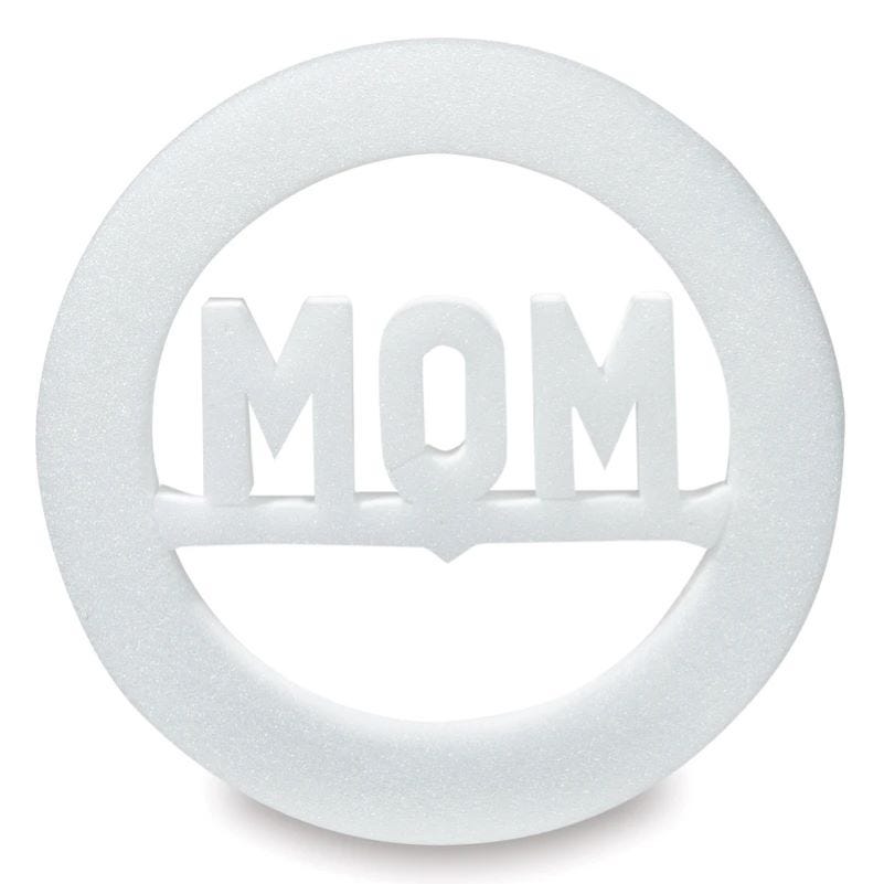 CraftFōM Specialty Wreath - White (Bulk) product image