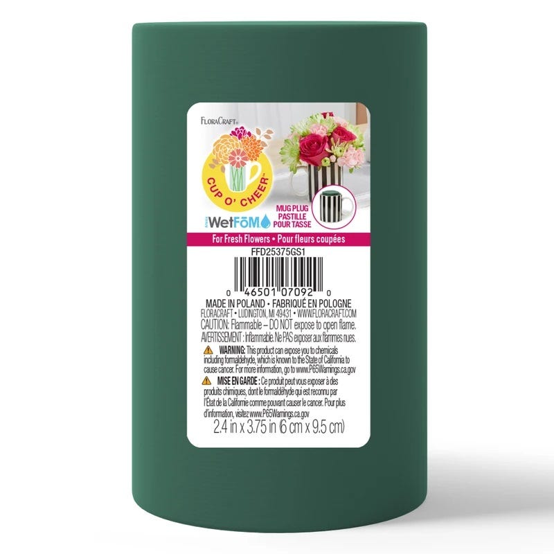 Cup o' Cheer Artesia WetFōM Mug Plug - Green (CPG) product