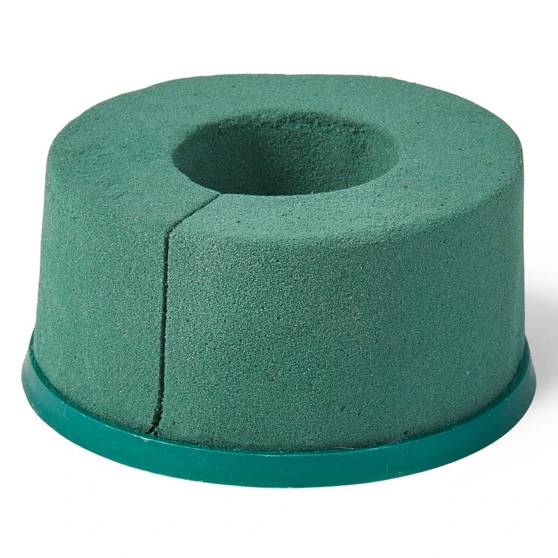 FloraCheers! Artesia WetFōM Bottle Bouquet Ring - Green (CPG) product